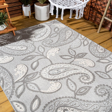 Julien Paisley High-low Indoor/outdoor Area Rug